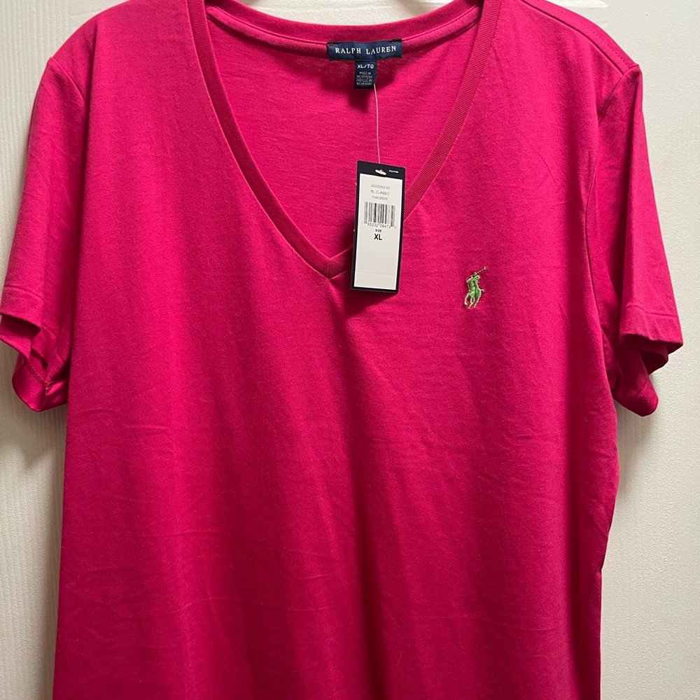 BNWT v neck short sleeve polo
